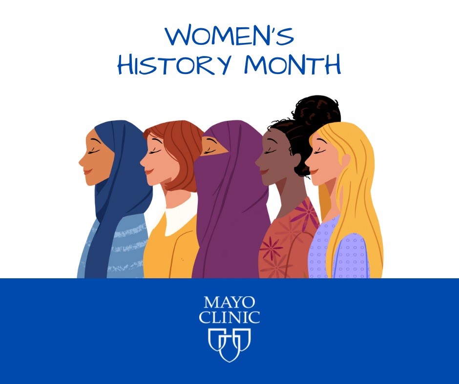 Mayo Clinic Office of Belonging (@mayobelonging) on Twitter photo This month, <a href="/MayoClinic/">Mayo Clinic</a> celebrates the strong, powerful women of the world!
In honor of #WomensHistoryMonth, we recognize & acknowledge the vital role of women in history, culture & society! Let's continue to be advocates & allies for the equity of all women!
#MayoRISEforEquity This month, <a href="/MayoClinic/">Mayo Clinic</a> celebrates the strong, powerful women of the world!
In honor of #WomensHistoryMonth, we recognize & acknowledge the vital role of women in history, culture & society! Let's continue to be advocates & allies for the equity of all women!
#MayoRISEforEquity