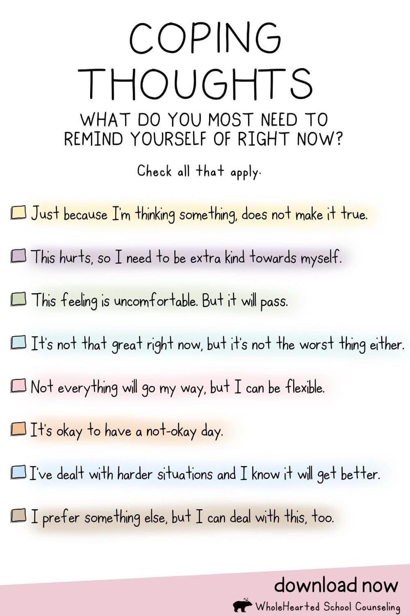 Some coping thoughts as we move into a new month! 💙 
<a href="/SPJHPythons/">SPJH</a>