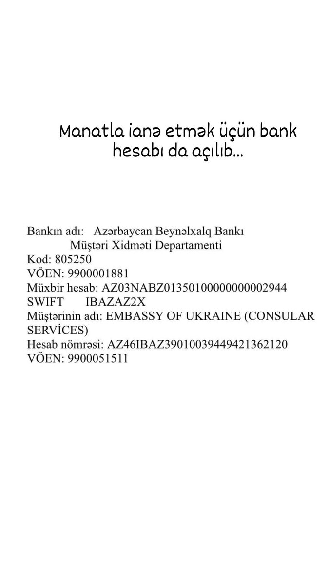 Ukraynaya dəstək aksiyası... 🇺🇦💙💛