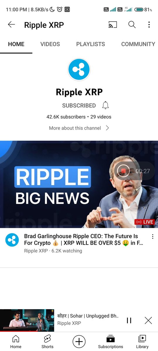 pkrprincekumar's tweet photo. @YouTube @YouTubeCreators @YouTubelndia Hello YouTube team please help to recover the YouTube channel. Misri Bhojpuri song channel has been hacked. Channel name changed to Ripple XRP and the streaming a live video on this channel. https://t.co/WhNtw8oJrz