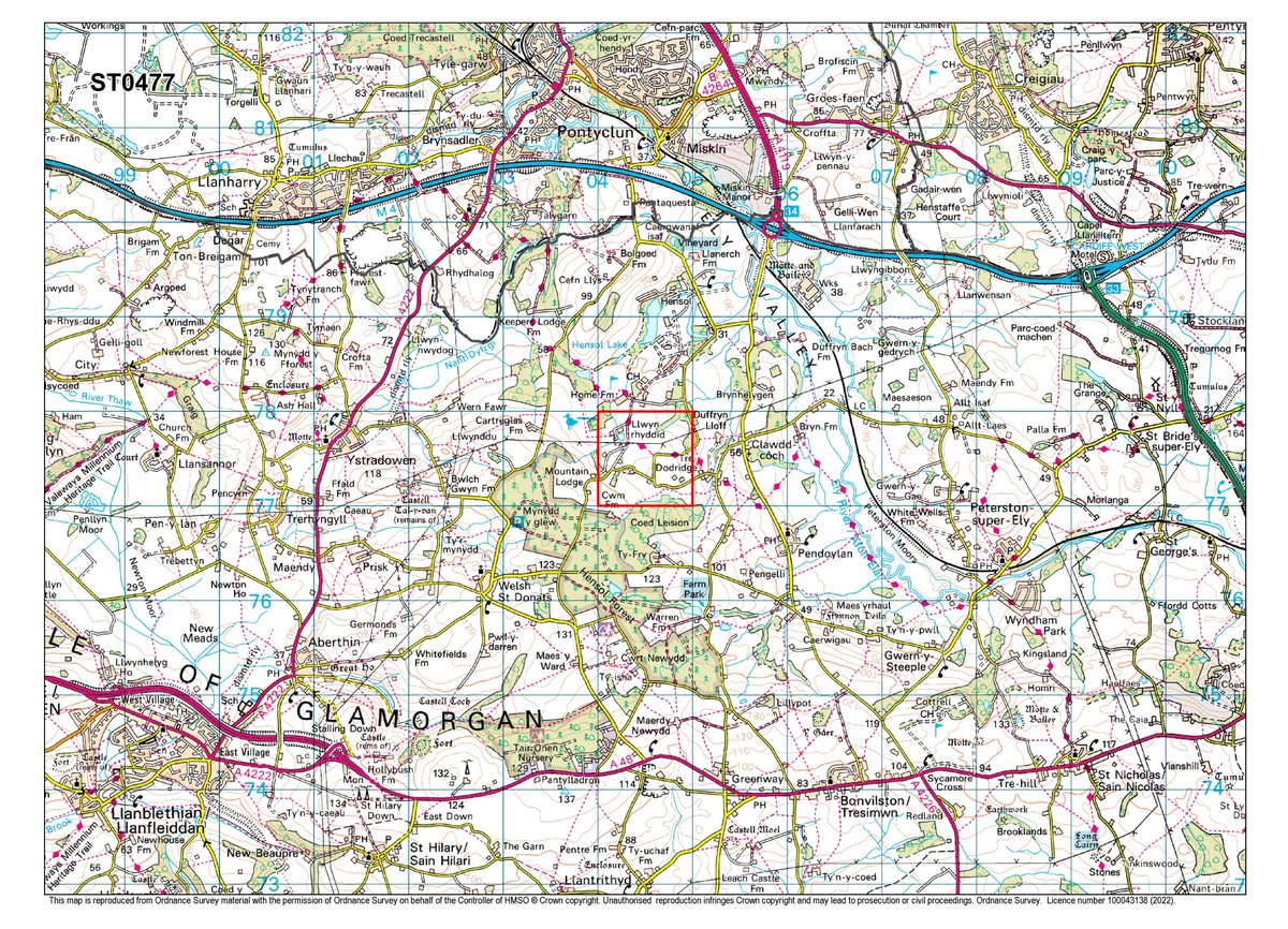 SEWBReC's tweet photo. The Glamorgan #SquareOfTheMonth for March is ST0477 near Hensol in #ValeOfGlamorgan. This month we picked squares with zero Amphibian records - could you find a frog for us? https://t.co/1HoqmYSiLN https://t.co/3iKmIuGpHO