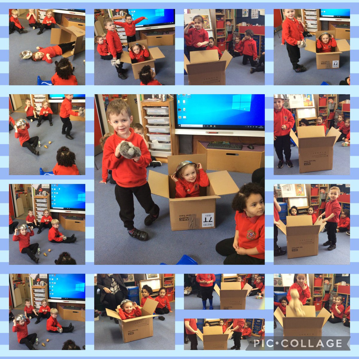 AshKnotty's tweet photo. We read the story of “Whatever Next “ by Jill Murphy “. Then we acted it out . Nursery love acting out stories.
#readingexplorers
#EYFS https://t.co/kE8YJjets9