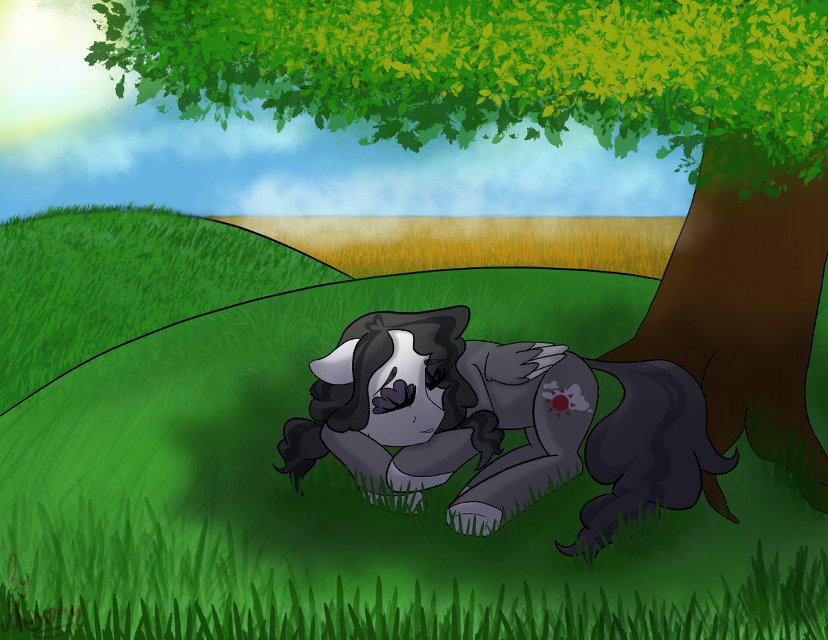 Yeah... I'm bad at backgrounds, heh) Dunno what to say, to be honest... Too many things are going on rn

Well, I'd appreciate a retweet of my artworks. New followers and more likes always warm my heart :3

#mlp #brony #art #mlpOC #pony #mylittlepony #mlpart #ponyart #OC