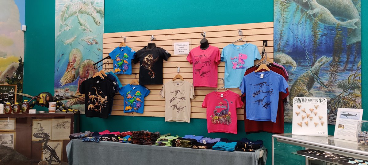 Our Gift Shop of Discoveries has so many unique items and gift ideas. Do you have an epic JMDC dinosaur shirt? 

JMDC is a 501(c)(3) nonprofit museum that focuses on Earth and Life Sciences. Purchases made at JMDC support our education programs with schools and the public.