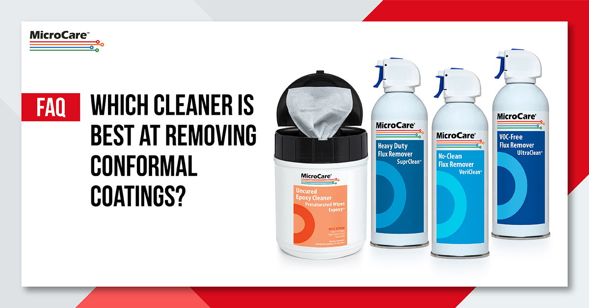 MicroCareNews's tweet photo. Conformal coatings are challenging. By their very nature, they are designed to be very durable and hard to remove - unless you have the right cleaning fluids and tools. Learn which ones work best here: https://t.co/7qMKSNcAHz https://t.co/UMp7bgKn73