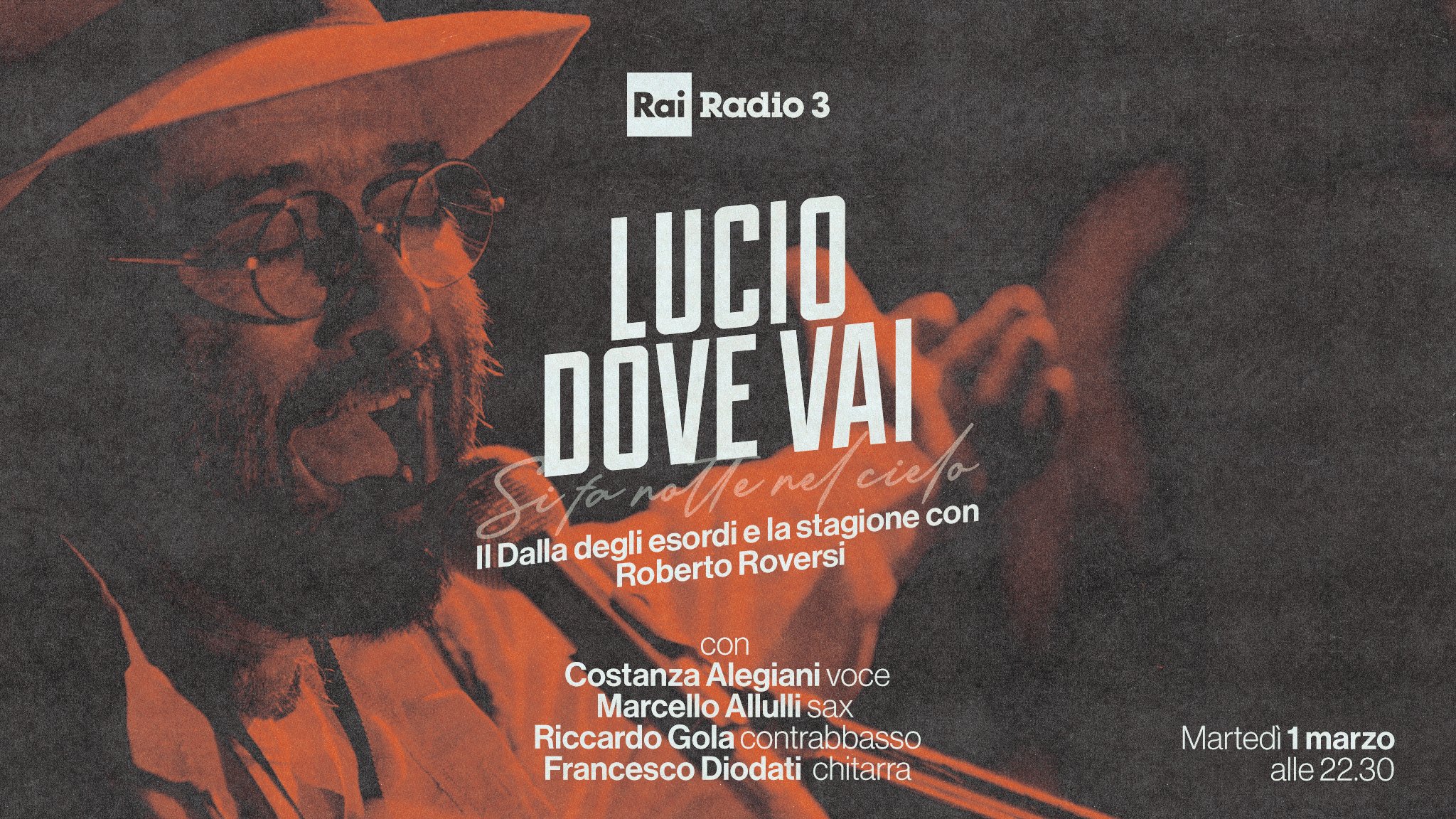 Rai Radio3 on Twitter "Una serata dal vivo con le canzoni di 