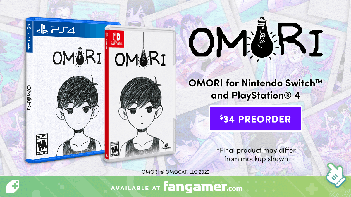 Fangamer on X: OMORI is now available for preorder on Nintendo Switch and  PlayStation 4!   / X