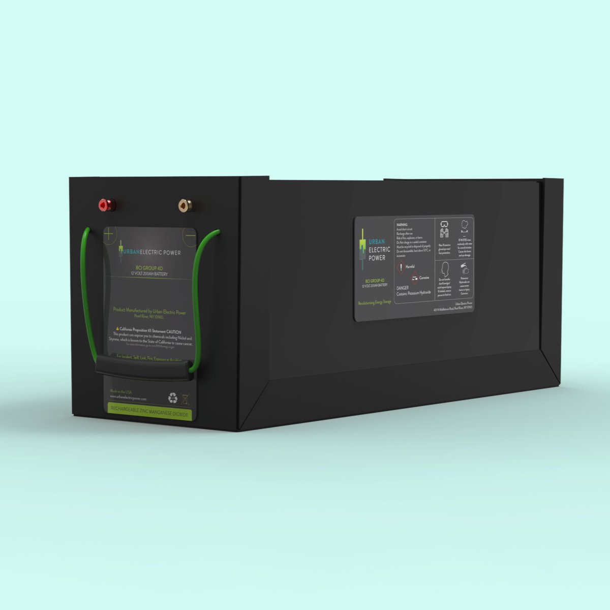 We’re serious about battery reliability — and that includes sourcing from a dependable supply chain. 

That’s why we’ve chosen to skip the supply issues of lithium and build our batteries using abundantly found zinc and manganese dioxide. Find out more: urbanelectricpower.com