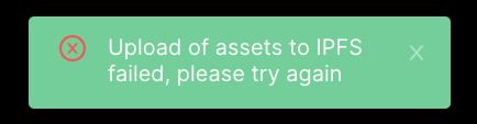 abstrac65251920's tweet photo. @holaplex @itskay_k Hello there! Can someone help me on an issue I am having while trying to mint nfts?
The minting on 10 images fails and it shows this message.
Thank you xoxo https://t.co/aM8iYHRTsD