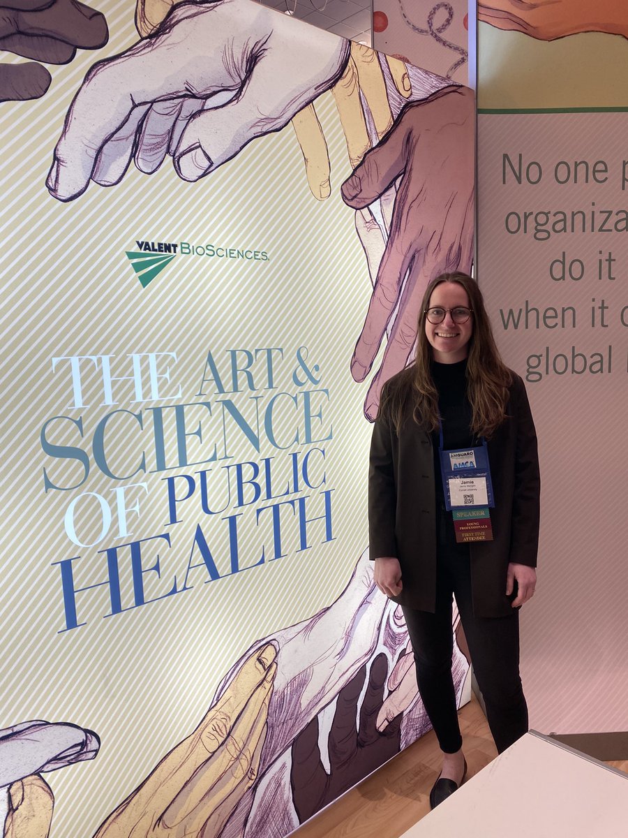 I love working at the intersection of art and science. I was excited to see this displayed at the American Mosquito Control Association annual meeting today. 

I would love to connect with any fellow AMCA attendees. Feel free to DM me or find me on the AMCA program app!