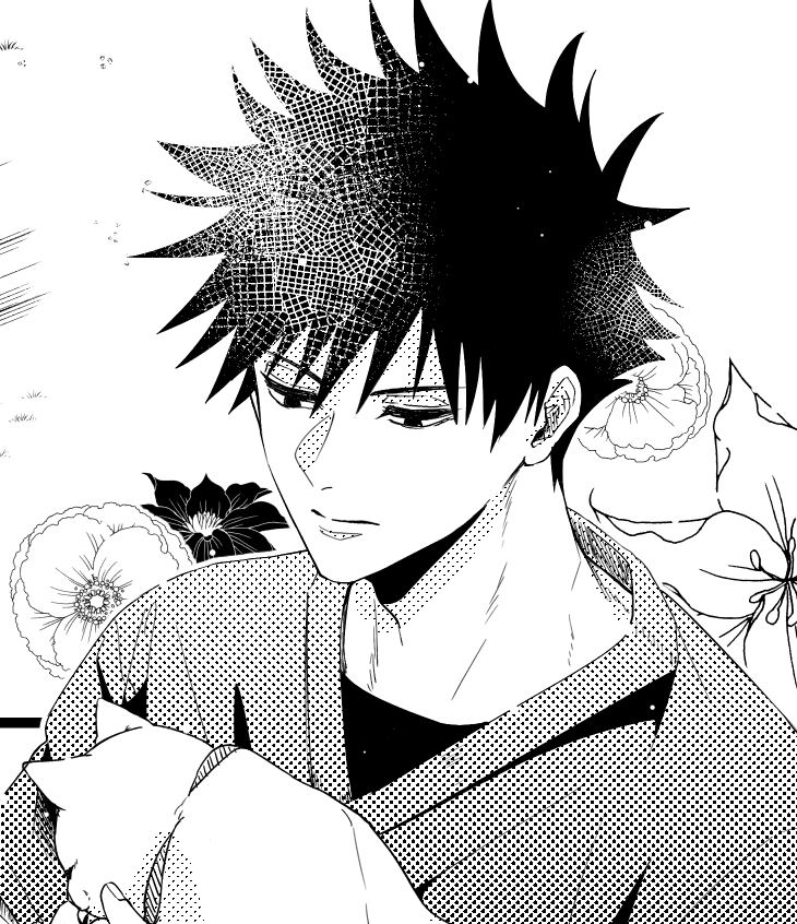 漫画描く工程でトーン貼りが一番嫌いなんですが頑張ってるので進捗のせます……消/防士🐯×獣/医🐺パロだけどあんまり活かせてない……一刻も早くトーン作業終わらせたい……やる気が続かない…… 
