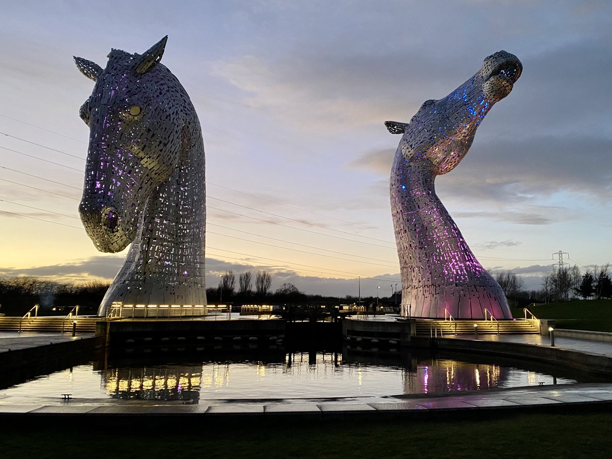 GraemeSinc's tweet photo. Month-long walk finished last night, with some miles at The Kelpies. In total we did 1,644 miles, smashing the 1,000 mile target. (equivalent to John O'Groats to Lands End - and back again!)
Raised funds and hopefully awareness for @BrainTumourOrg
Thank you for all the donations. https://t.co/CvgrT6oxpr