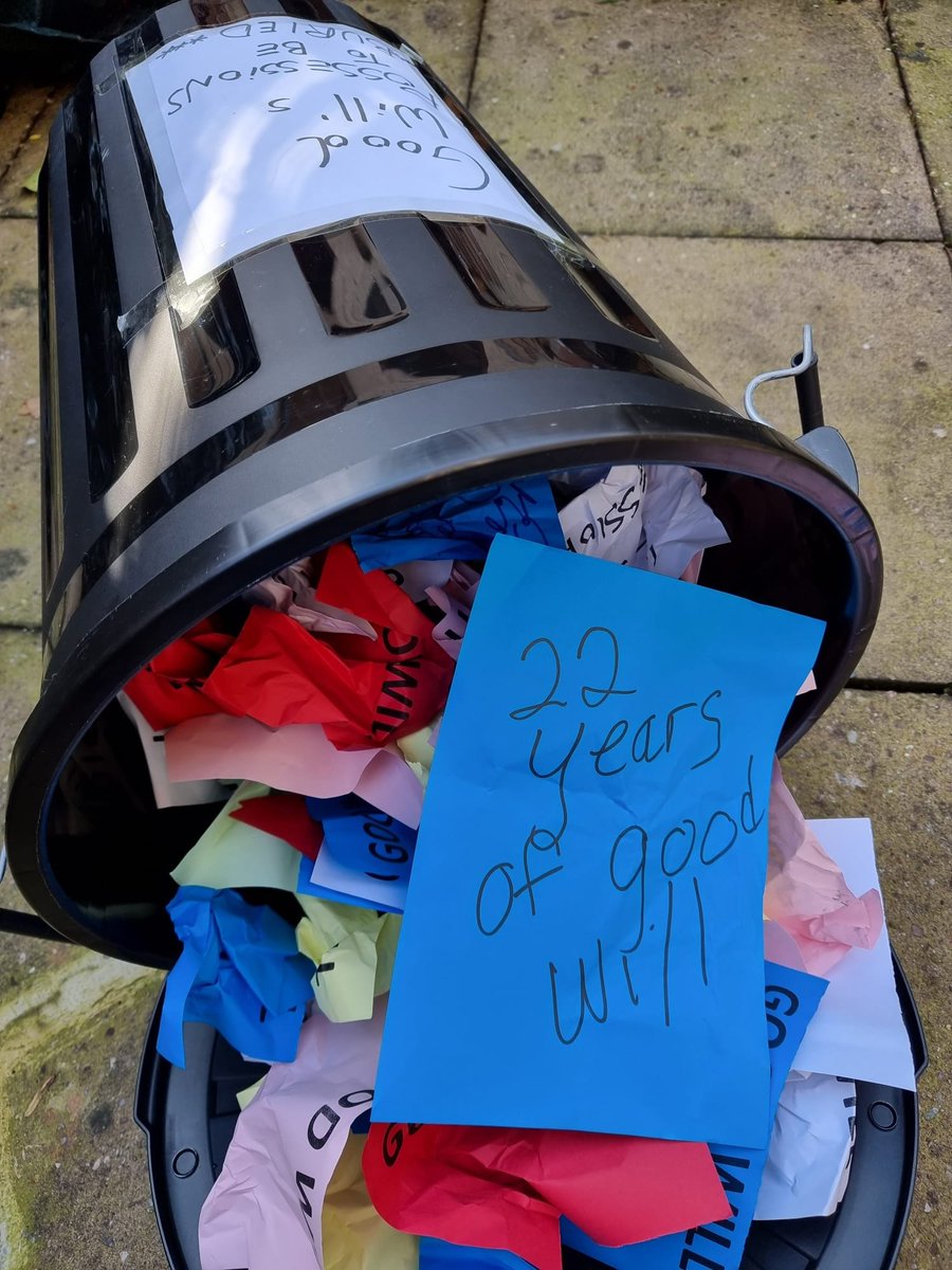 KeeleUCU's tweet photo. @trevormcmillan @KeeleUniversity #goodwillisdead #lovekeele 22 years of good will. Gone. (It's amazing that so many staff have been here 20+ years, isn't it? It's always been the #keeledifference & should say huge amounts about the institution. Since 2015 it's declined. Rapidly.) https://t.co/IJCVRUgtwR