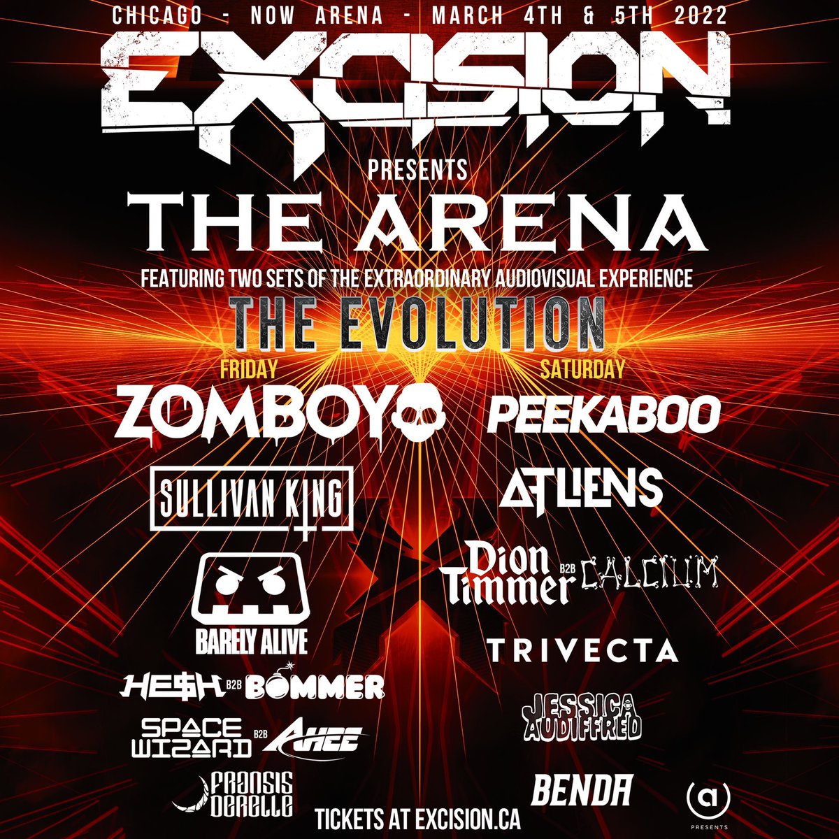 Aight guys imma give two of you full weekend passes for this weekend with <a href="/Excision/">Excision</a> 🤙

Just RT this post, leave a comment and make sure you’re following me and I’ll pick two of ya!

<a href="/excisionpresent/">Excision Presents</a>