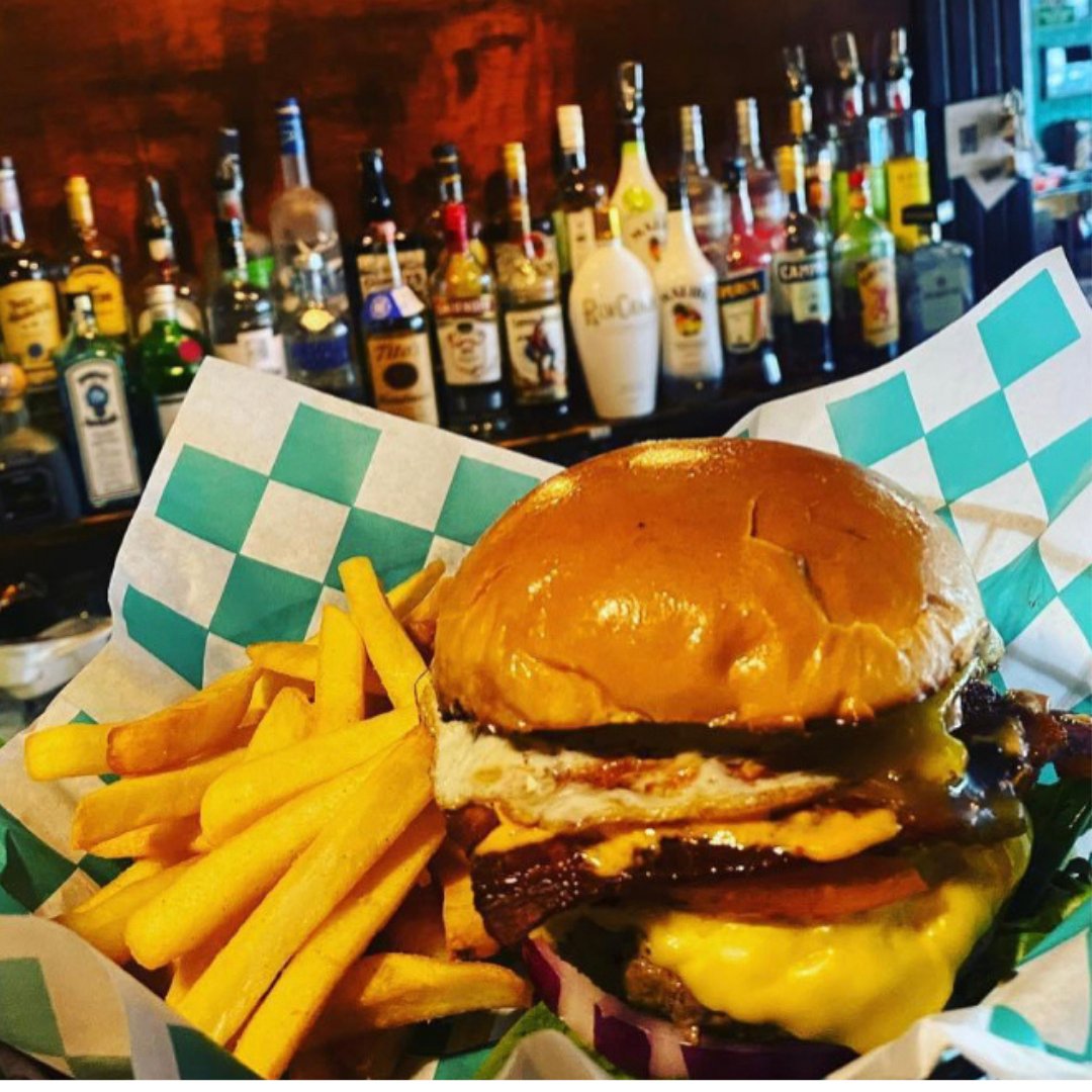 Neirstavern's tweet photo. On FAT TUESDAY, we can't think of a better way to celebrate than with one of our delicious burgers - and don't forget the fries! Lunch and Dinner 2pm - 11pm, come on in! #NeirsForYears #FatTuesday #Burgers #Neirs200 https://t.co/pv08GLDd2J