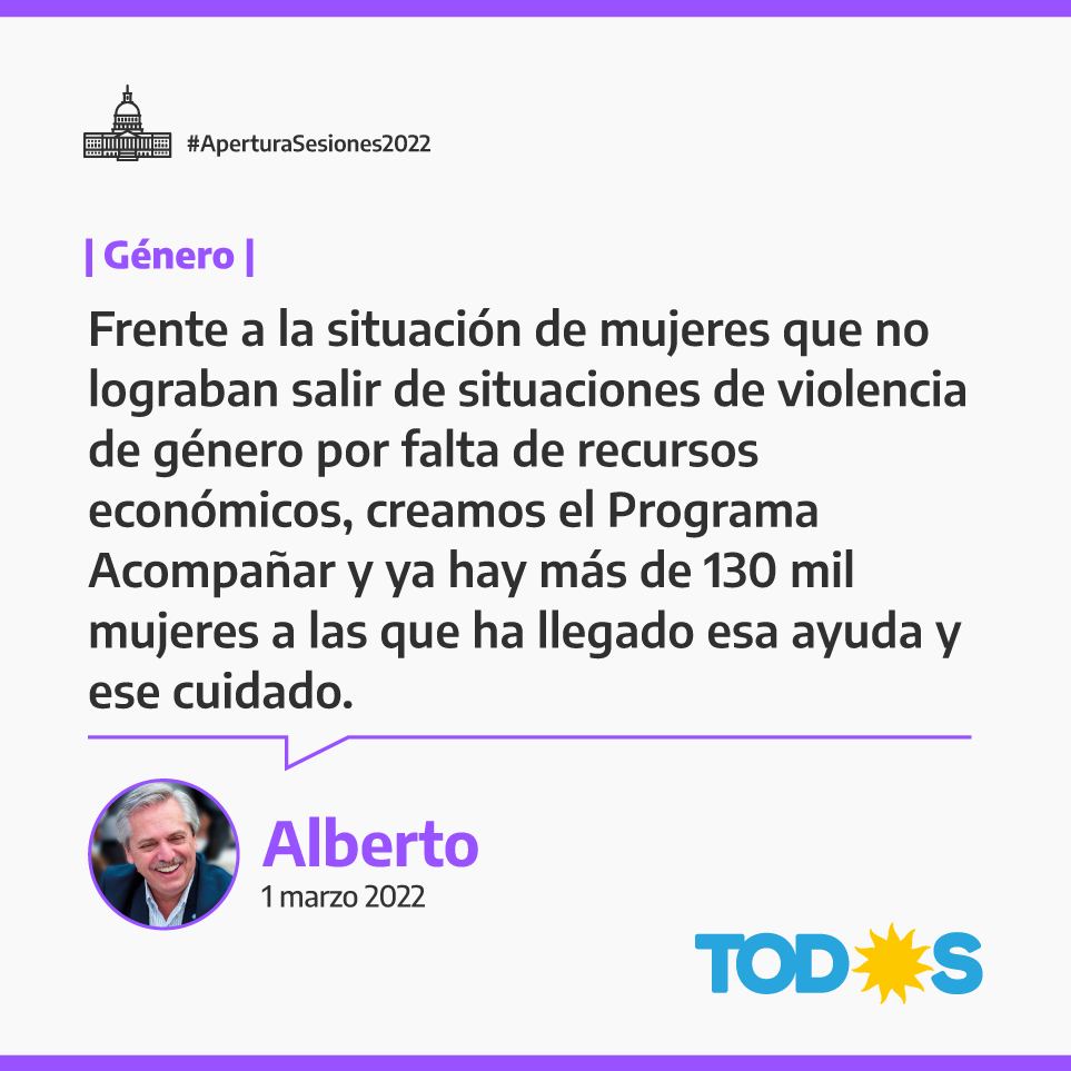 Menciones destacadas de @ en lo que fue la #AperturaSesiomes2022
#AlbertoEnElCongreso