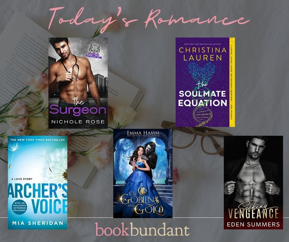 Ooh la la! Check out the deals and new releases in #RomanceBooks! 
Links/prices here: bookbundant.com/romancedeals
#Reading  #bookish  #RomanceBooks  #bookaddict  #bookaholic  #amreading  #amreadingromance  #romancereaders #readingcommunity  #indieauthors  #KindleUnlimited