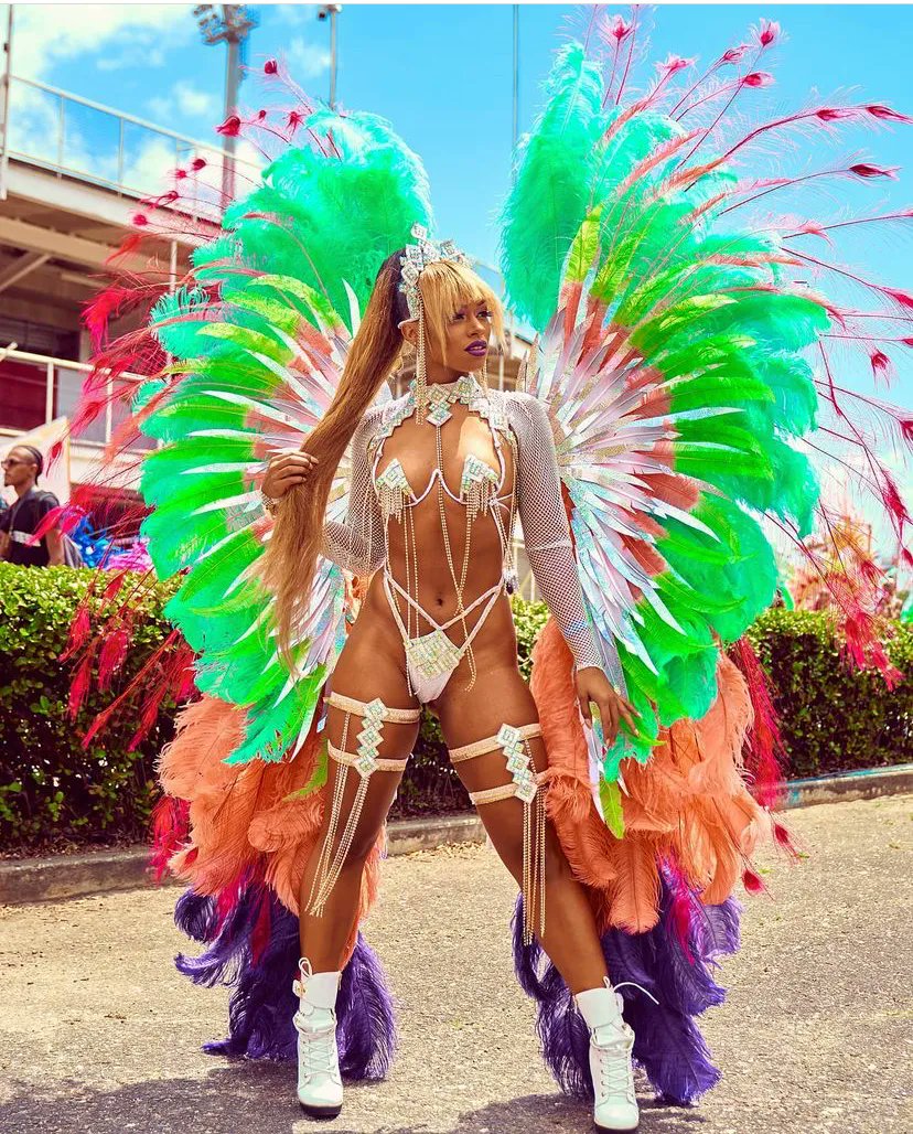 Busspepper's tweet photo. What’s your favourite band of the year? Too sweet not to take you back to Carnival Tuesday when costumes rule the road😍🔥

#TakemebackTuesday #TrinidadCarnival #CarnivalIsWoman https://t.co/BDVClxgpX2