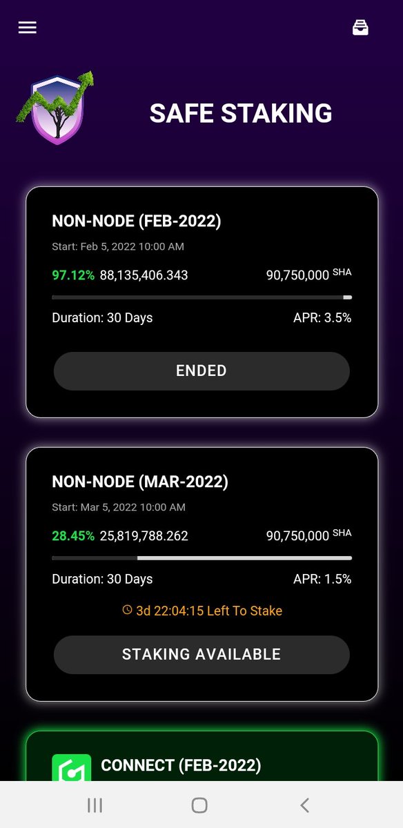 vicdelarge's tweet image. Is that time again: claim, stake, repeat $SHA #SafeNode #SafeHaven #ConnectNode
#SHAman