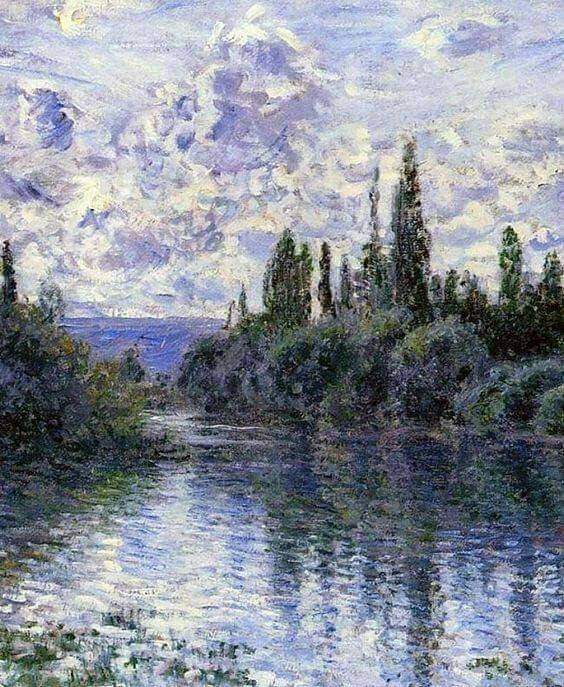 paolaromano60's tweet photo. El Sena pintado por Monet...un ensueño. Es que Monet imprime magia a sus obras..
El Sena cerca de Vetheuil, 1878. https://t.co/yhGUed8sPh