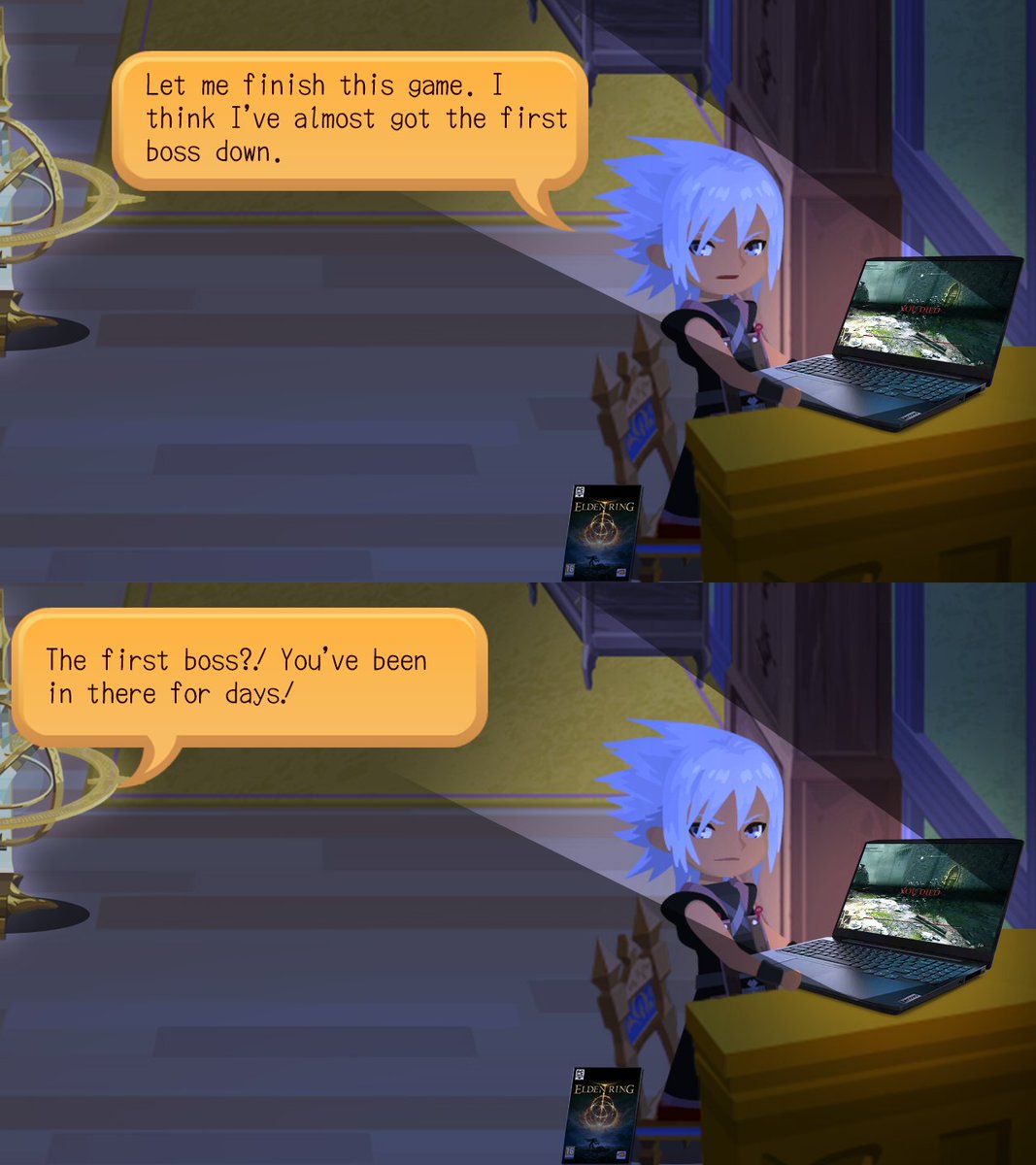 Roboloid's tweet image. #KHUX #KHDR #ELDENRING 
The real reason Dark Road was delayed