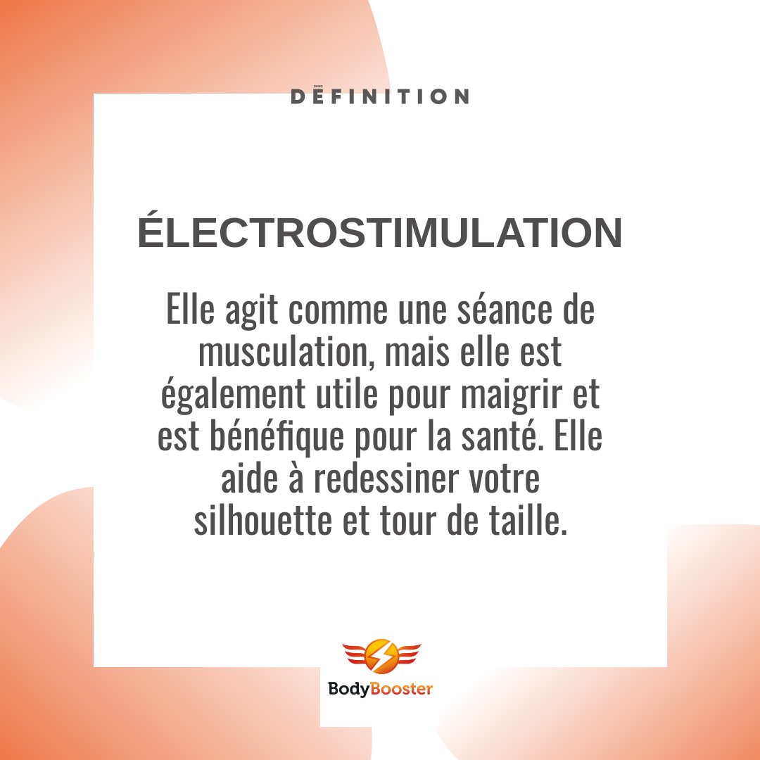 BodyBooster2's tweet photo. Pour se muscler avec l'électrostimulation, il suffit de combiner l'électrostimulation avec des exercices physiques appropriés 🏋. 

L'objectif est d’exciter le muscle en générant une impulsion électrique de durée et d’intensité variables directement sur le #nerf moteur ⚡️ https://t.co/uxDzybwTmj