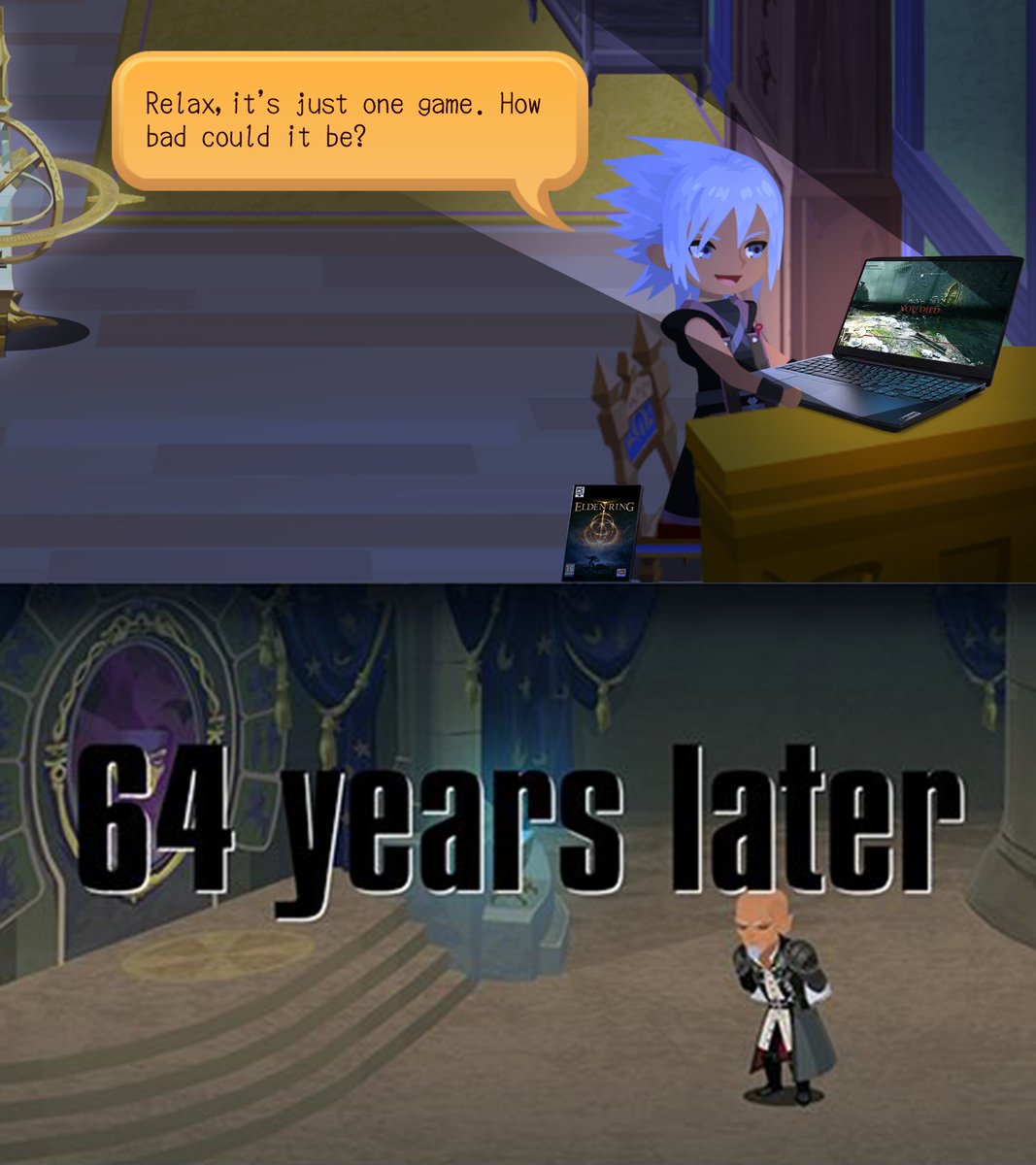 Roboloid's tweet image. #KHUX #KHDR #ELDENRING 
The real reason Dark Road was delayed