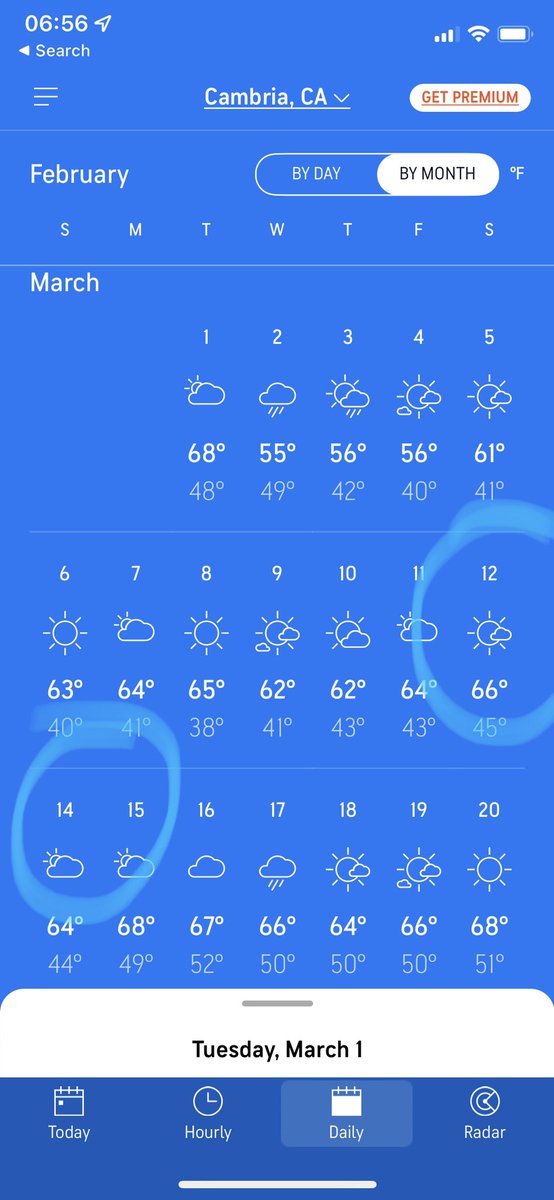 cmd_derodeff's tweet photo. Aparently inaccuweather @breakingweather is so accurate they dont have a 13th of march on the calendar :) https://t.co/1sCbZmq2Yf