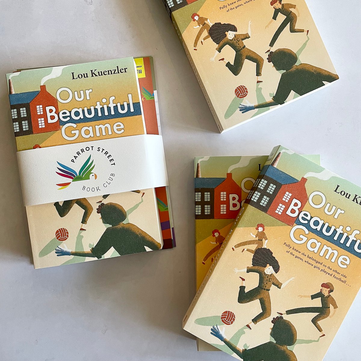 parrot_street's tweet photo. 3 things we love about #OurBeautifulGame by @LouKuenzler:
🤩 Polly, the book's brilliant, brave, relatable heroine;
🏭 The historical setting & dramatic storyline;
⚽ The fact that it's inspired by real-life trailblazing women.
https://t.co/EtXU3VF8XH https://t.co/z3l9kSPG4z
