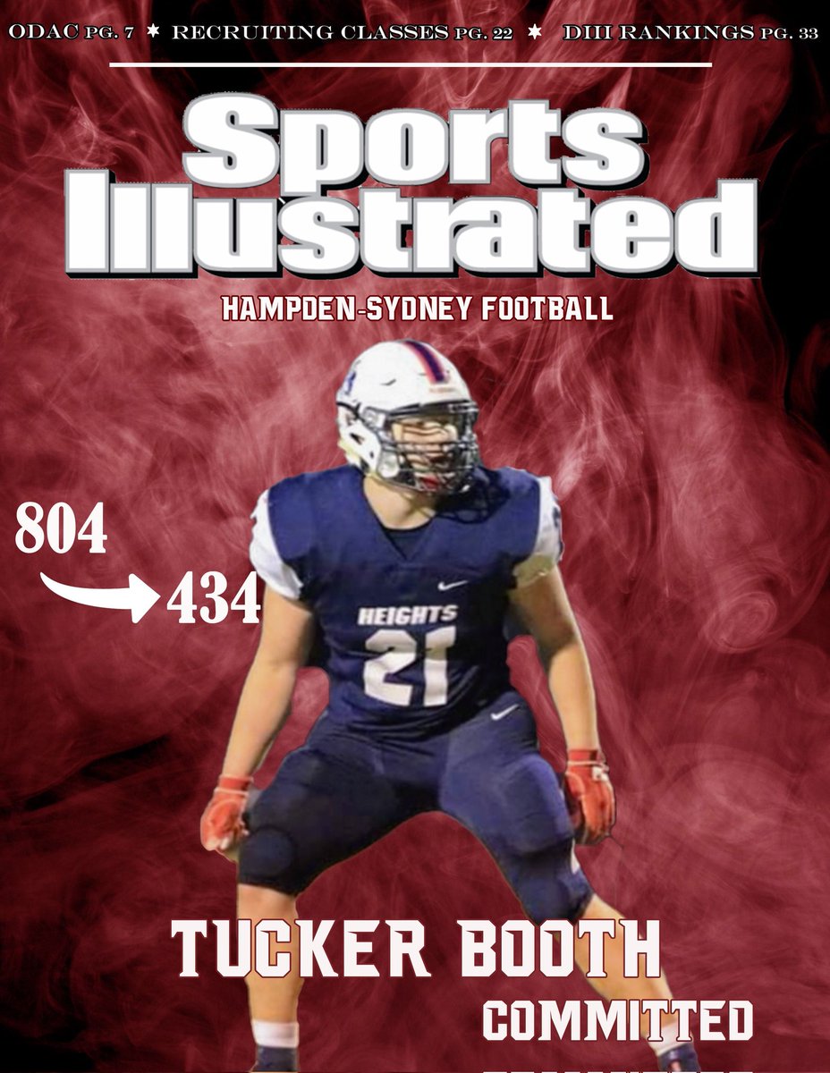 TBiskey21's tweet photo. Very excited to announce that I will going to college at Hampden-Sydney to continue my education and football career! #RollTigers https://t.co/y2A7VRacPs