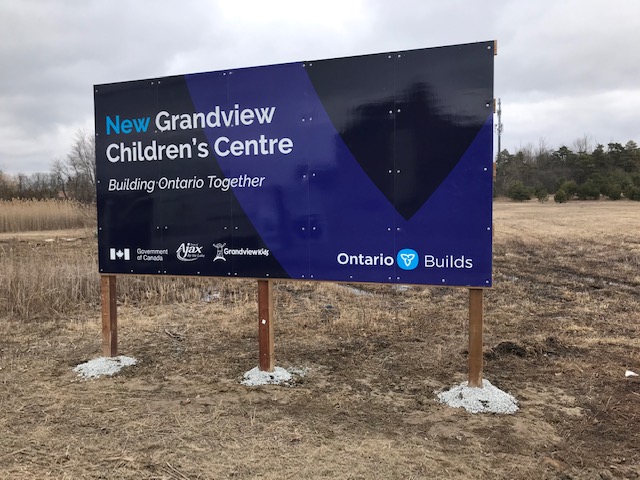Image of Grandview Children's Centre sign