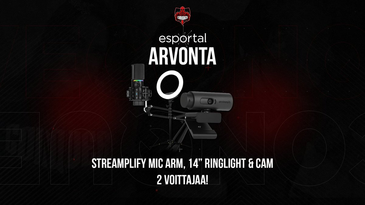 Conquer Gaming (@conquergamingfi) on Twitter photo 🎮 ARVONTA 🏆
Arvotaan Jimin ja Jerpan voittamat palkinnot! 😍
ℹ️ SÄÄNNÖT
▶️ Seuraa <a href="/esportalfi/">EsportalFI</a>, <a href="/ConquerGamingFI/">Conquer Gaming</a>, <a href="/JerppAaCS/">Jere Määttä</a> & <a href="/jimpphat/">Jim Fett</a>
🔁 Retweettaa tämä twiitti
💬 Tägää kommentteihin ainaki 1 kaverisi!
Onnekkaat 2 voittajaa arvotaan torstaina 21:00!
#esportsfi #csgofi 🎮 ARVONTA 🏆
Arvotaan Jimin ja Jerpan voittamat palkinnot! 😍
ℹ️ SÄÄNNÖT
▶️ Seuraa <a href="/esportalfi/">EsportalFI</a>, <a href="/ConquerGamingFI/">Conquer Gaming</a>, <a href="/JerppAaCS/">Jere Määttä</a> & <a href="/jimpphat/">Jim Fett</a>
🔁 Retweettaa tämä twiitti
💬 Tägää kommentteihin ainaki 1 kaverisi!
Onnekkaat 2 voittajaa arvotaan torstaina 21:00!
#esportsfi #csgofi