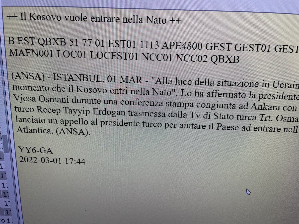 DAVIDPARENZO's tweet photo. +++Il Kosovo vuole entrare nella #NATO+++ pure questa una provocazione o invece la voglia (e la sicurezza) di stare dalla parte delle democrazie? 🇪🇺🇺🇦 https://t.co/sc1EXgzKAL
