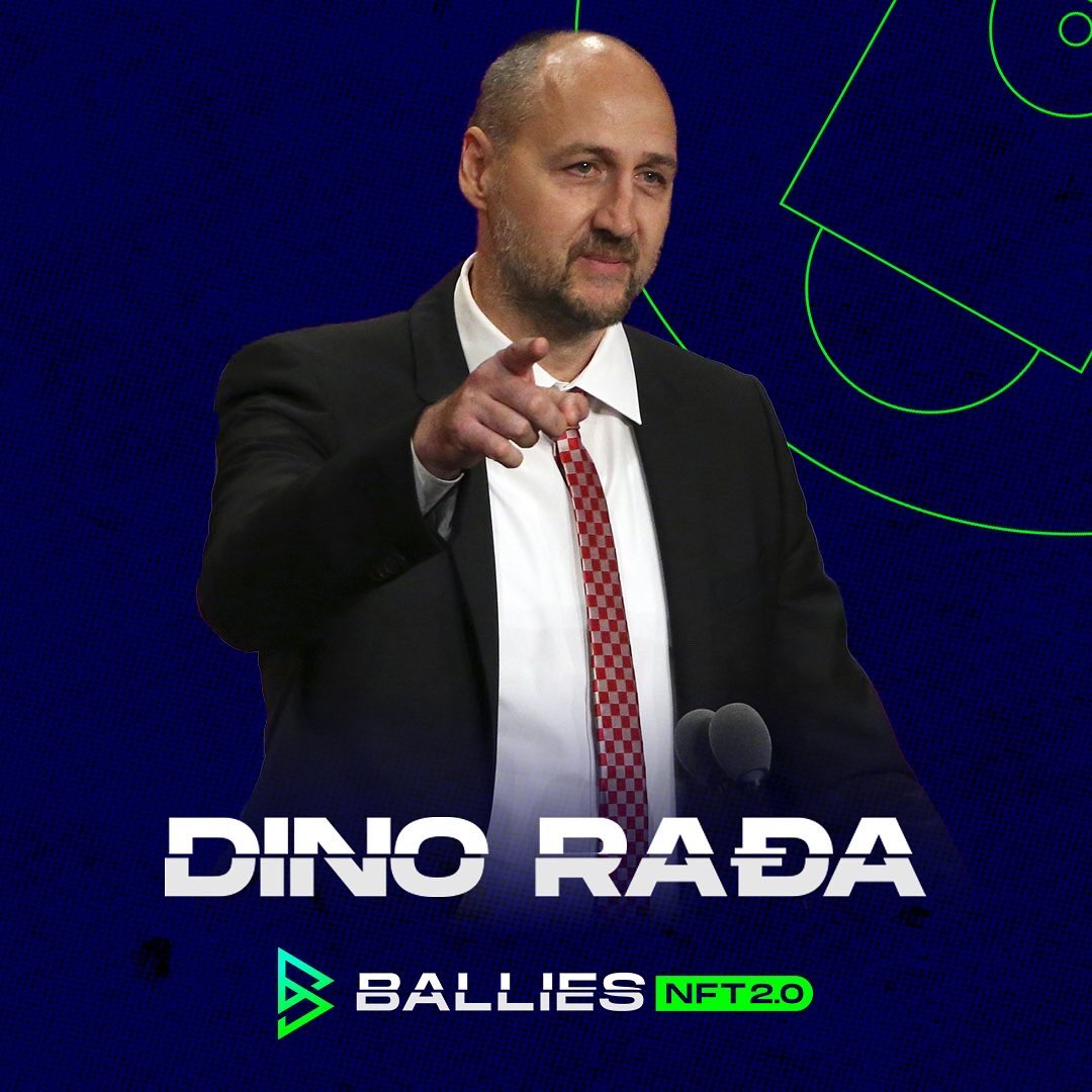 BalliesUniverse's tweet photo. We're extremely honored to inform you that Dino Radja, an NBA Hall-of-Famer is part of our team now 🤯 

👉  2× EuroLeague champion
👉 FIBA's 50 Greatest Players
👉 50 Greatest EuroLeague Contributors
👉 One of the European pioneers in the NBA
👉 NBA Hall of Fame (2018 class) https://t.co/XOUIvzEtvp