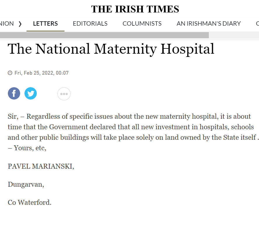If we pay for it, we must own it.
Our new National Maternity Hospital must be public and secular.
Join us at the Dáil, Saturday, 12pm.
#MakeNMHOurs #HavingNunOfIt