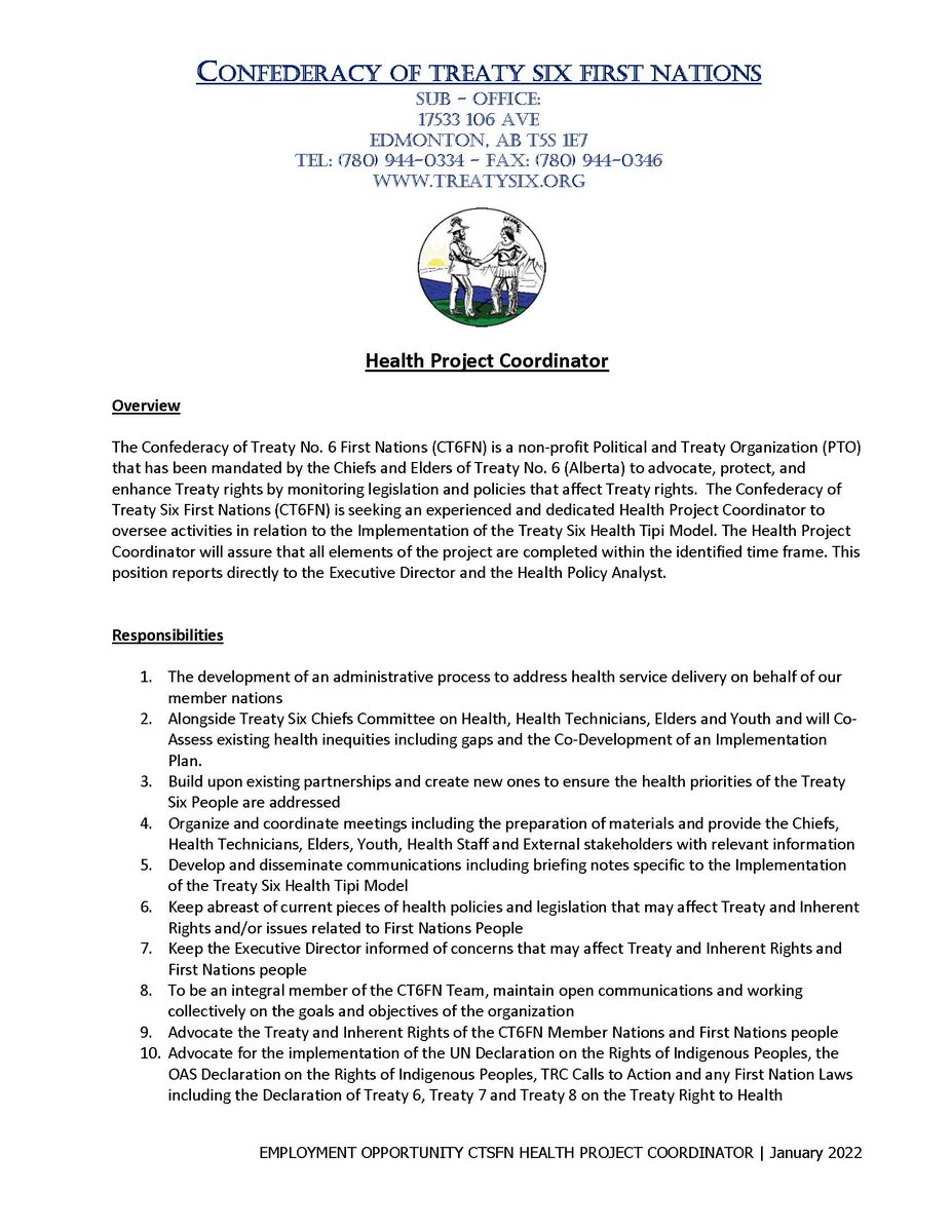 Confederacy of Treaty Six First Nations tweet media