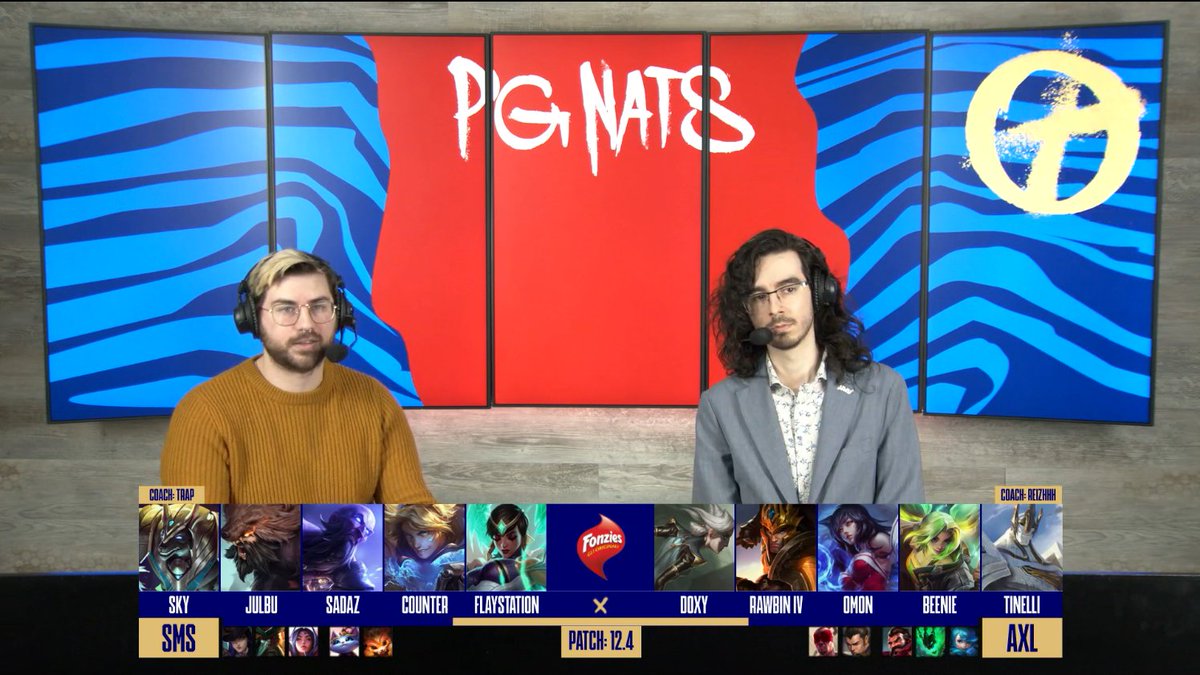 PGEsportsIT's tweet photo. Da un lato il #perfectsplit dei @MorningStarsET dall'altro la corsa ai playoff di questi @Axolotl_Esports agguerritissimi. Andrà tutto come da script o qualcuno ci sorprenderà?
#PGNATS22 https://t.co/CcSG6KjL1t