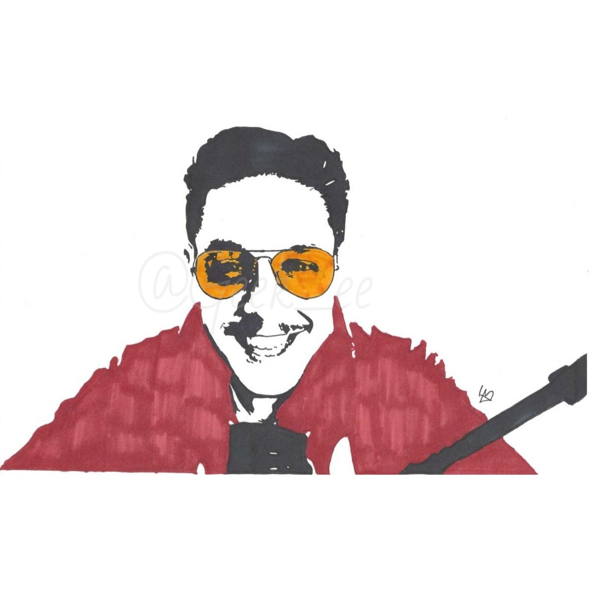 Geek_ee's tweet photo. This week @Theorossi has his Salt protection glasses and his blood camouflaging hoodie on in preparation for him and  @KimFCoates to start one season 7 next week #ReaperReviews #SaltySal #HonestHarry https://t.co/ghaqze16qK