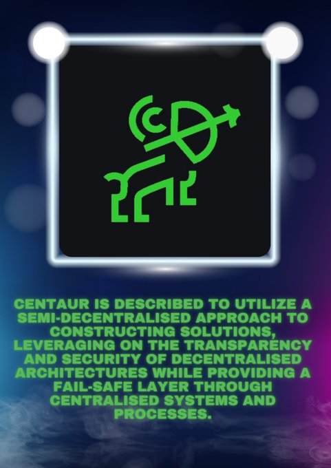 Beka11030619's tweet photo. Centaur is a project that was developed in Singapore.And which has its own advantages.Centaur combines the best qualities of DeFi, connects traditional finance as a bridge.Centaur is my first best project, which I would always praise!
$CNTR #Centaur #CentaurSwap https://t.co/SnTuSA6IjI