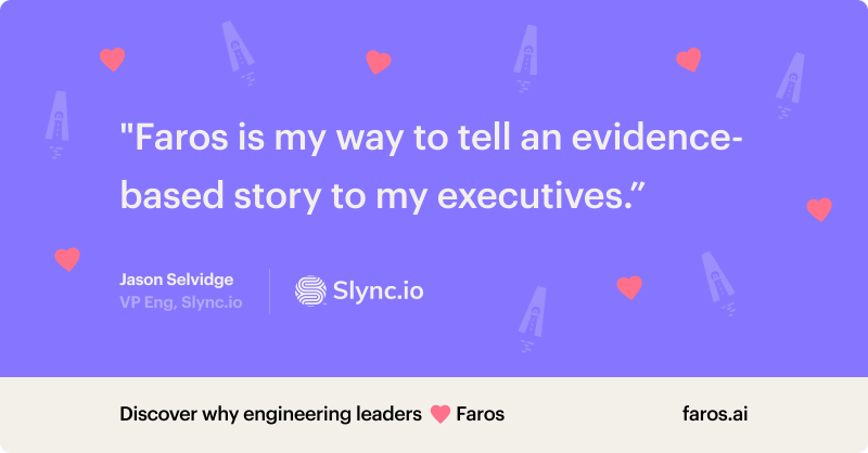Faros_AI's tweet photo. Discover why engineering leaders LOVE Faros...

And see for yourself!