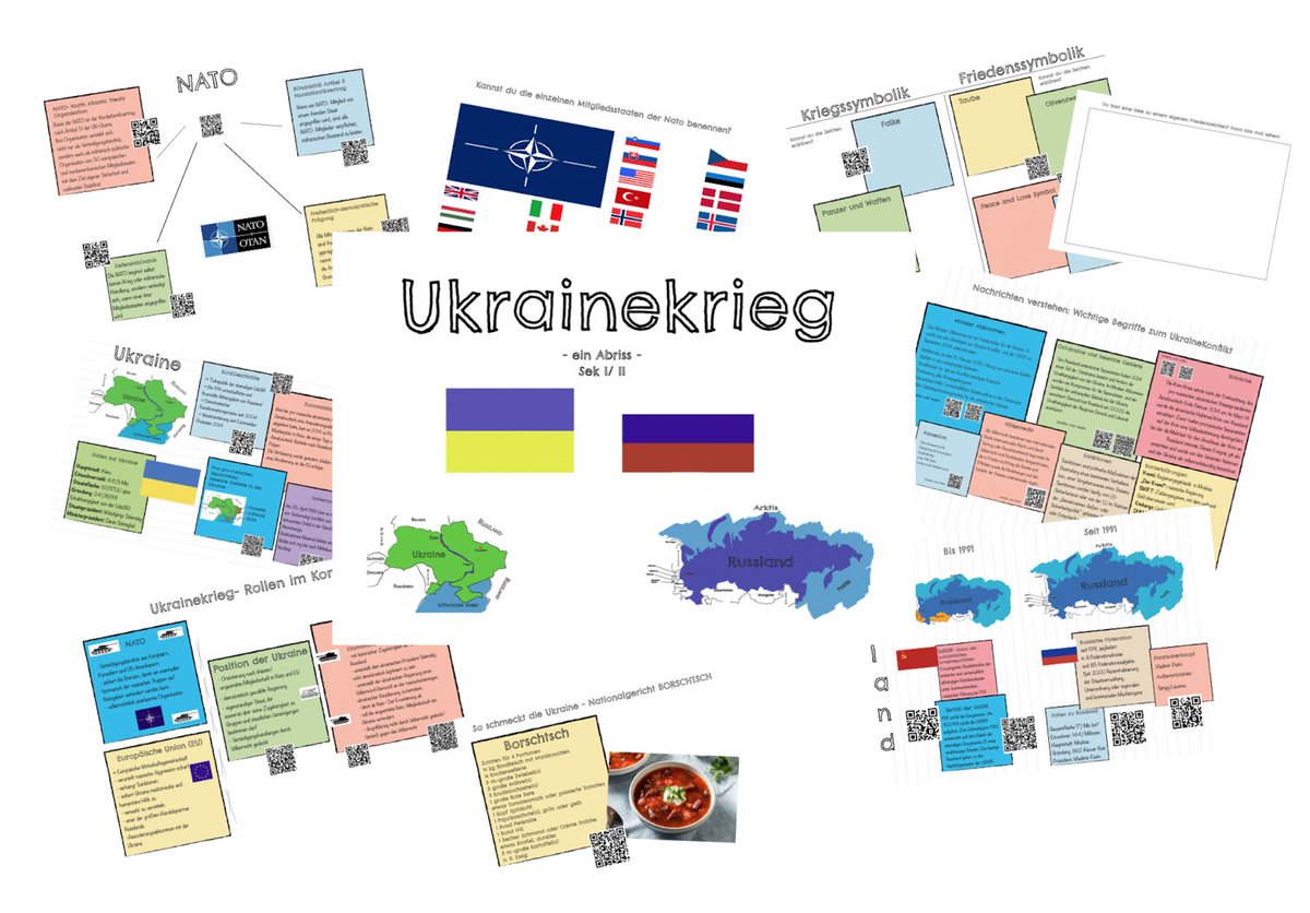 #twlz Die Ukraine-Materialien wurden gerade um Arbeitsaufträge  und weitere Fakten ergänzt. Ihr habt Anregungen? Kritik? Her damit :-) Die Materialien werden von mir ständig erweitert und stehen unter CCBY4 Lizenz als #oer zum Download zur Verfügung. 
dieonline.schule/lesson/politik…
