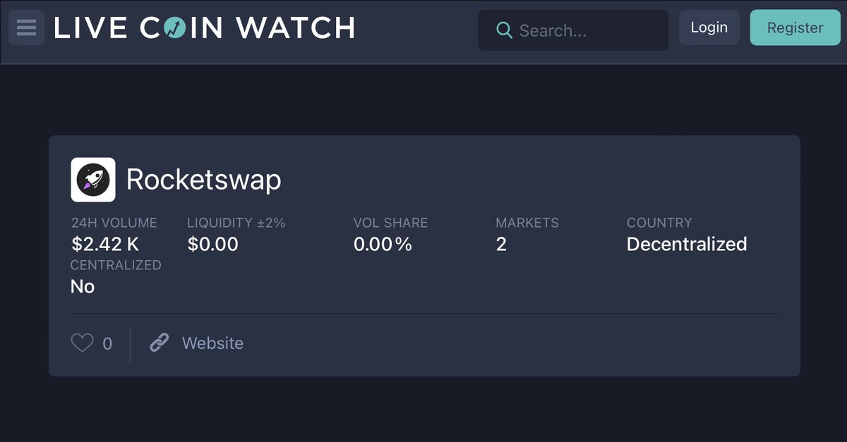 LamdenTau's tweet photo. Thanks to @LiveCoinWatch for adding the @RSwapOfficial exchange! 🚀 $WETH/$TAU and $WP/$TAU, with additional trading pairs to be added soon. 🤩

https://t.co/V9FwvnRuj1

$TAU #Python #NFT #PlayToEarn #DeFi https://t.co/8US2ZeBJsq