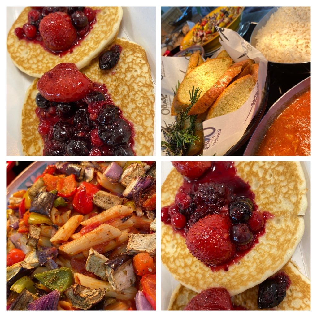 #pancakeday #roastveg #pasta ⁦<a href="/BDBSchool/">Bishop David Brown </a>⁩ ⁦<a href="/OliveDiningLtd/">Olive Dining Ltd</a>⁩