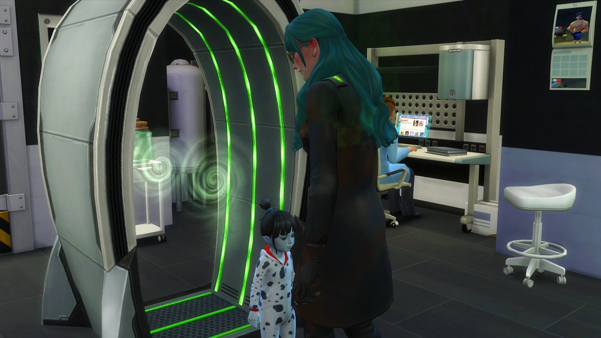 Vnia_Sims's tweet photo. Momento de apreciación al hecho de que pedí un alien y me trajeron a mi propia hija jajajajajajajajajaja (un bug más) #sims4 #bugsims https://t.co/fvp7Vmcnem