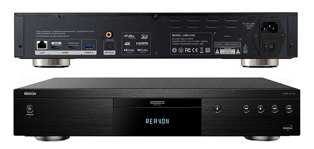 New Reavon UBR-X110 adds #SACD compatibility to entry-level model 4K Ultra HD Blu-ray, making it quite a Universal Disc Player: avcesar.com/actu/id-36084/… via <a href="/Avcesar/">AVcesar</a> 
Dolby Vision HDR, <a href="/DVD_Audio/">DVD-Audio</a>, <a href="/DSD_Audio/">DSD Audio</a> and dual HDMI ports were already included in previous model, UBR-X100.