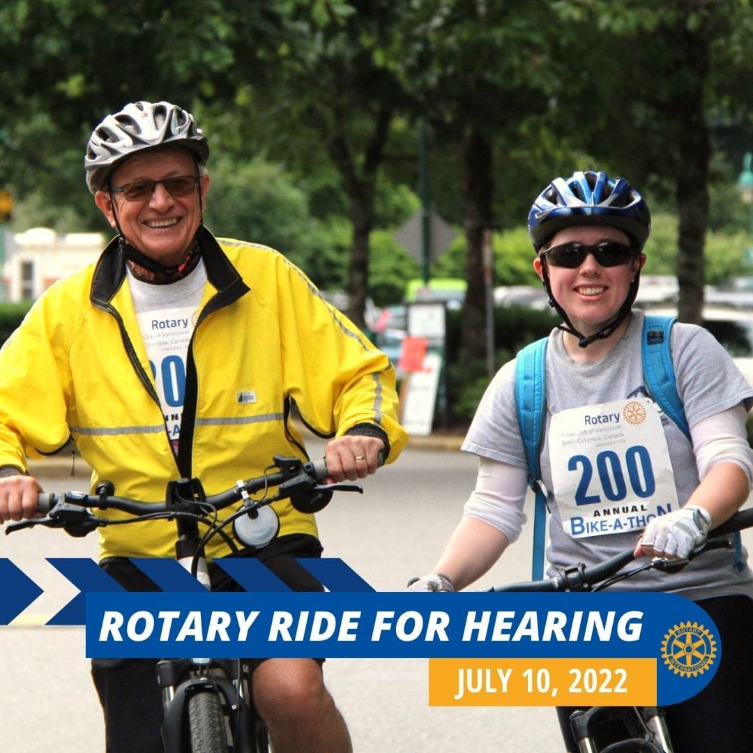 RotaryClubYVR's tweet photo. Help raise funds for the Rotary Club of Vancouver’s Hearing Foundation! Simply register as an individual or a team. Each individual rider and each Team Member must raise a minimum of $300 in pledges.

Click here https://t.co/WwCtDItv2v to register today! https://t.co/f795DCBTOQ