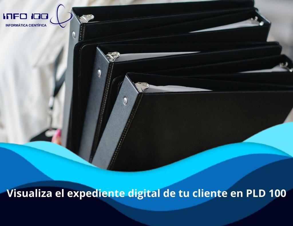 Info100's tweet photo. Para facilitar la consulta del expediente digital de tus clientes, PLD 100 te permite almacenarlo 📁📂 https://t.co/a7MvCKpobE