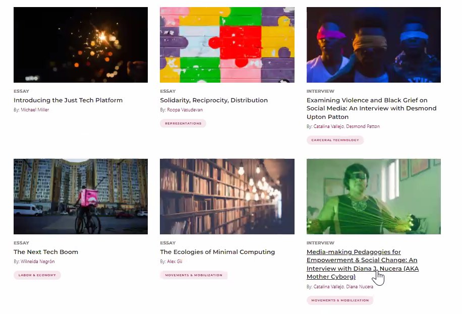 RouncingTigger's tweet image. #JustTech Platform introduction: Centering the Community Voice.