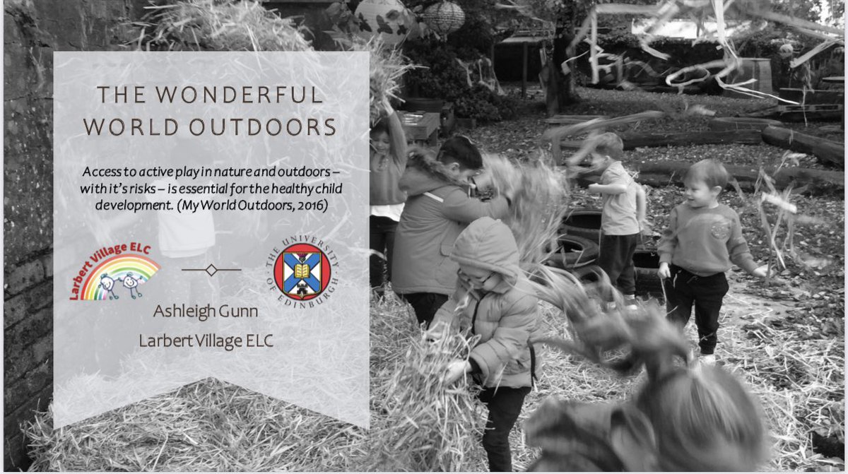 FalkirkFroebel's tweet photo. The Great Outdoor Blether 🌳
Thank you to everyone for joining in.. collaborating through real and virtual chat🪴
Special thanks to #Froebel Family: Ashleigh @LvpsN Caroline @bankier_nursery & Kathryn @WoodlandsELCC 🌿
#EngaginginNature #Gardening #Community #Outdoors 💗 https://t.co/GBmmp7OC5c