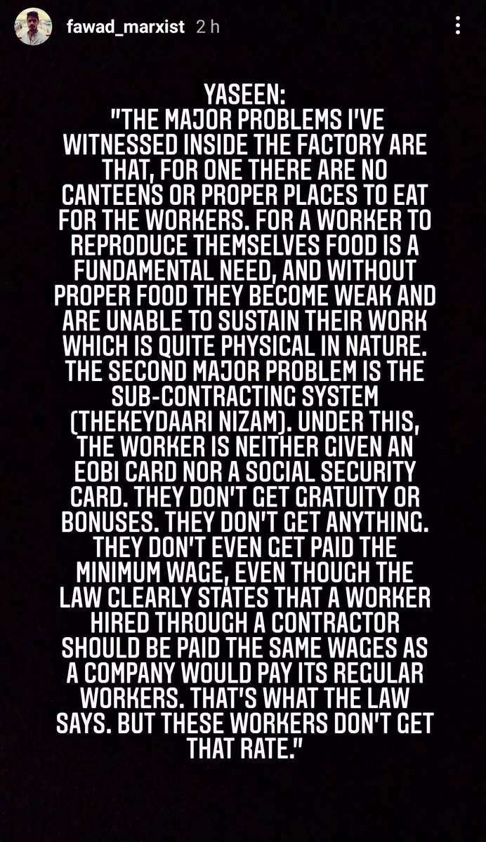 endsubcontracts's tweet photo. Thekeydaari Nizam is a problem everywhere. Subcontracting needs to go from all over Pakistan! Recognising BASIC rights should not be this hard! Thank you for sharing this, Fawad. https://t.co/umVHla8Oox